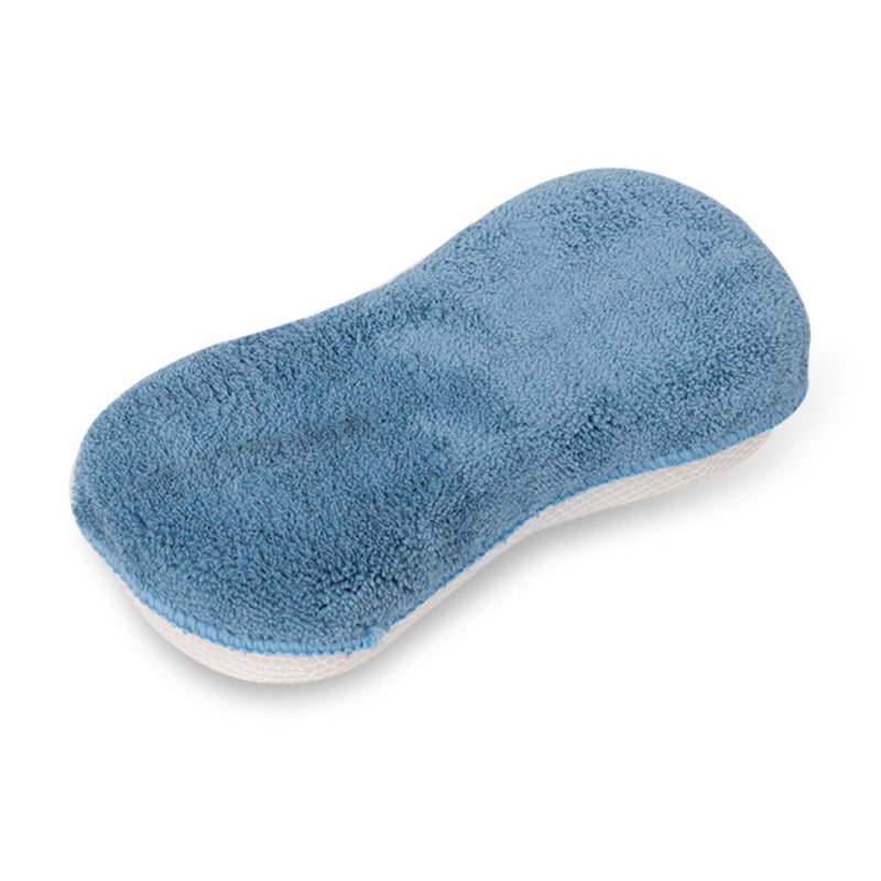 Esponja de Microfibra 2 en 1 multiusos (23×12×5cm). Esponja Ovalada Suave y Antirayaduras.