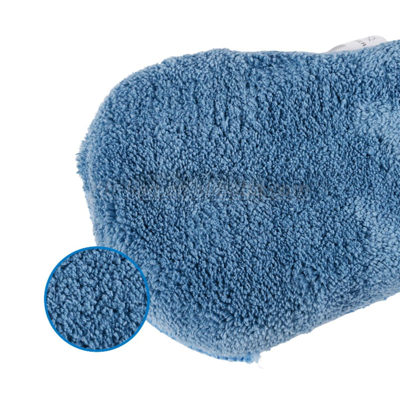 Esponja de Microfibra 2 en 1 multiusos (23×12×5cm). Esponja Ovalada Suave y Antirayaduras.