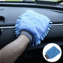 Guante de Microfibra Chenille 2 en 1 para Limpieza y Lavado de Autos (24×16cm).