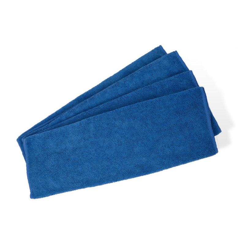 Paños de Microfibra para Secado (40×40cm). Pack de 4 Toallas Súper Absorbentes para Auto y Hogar.