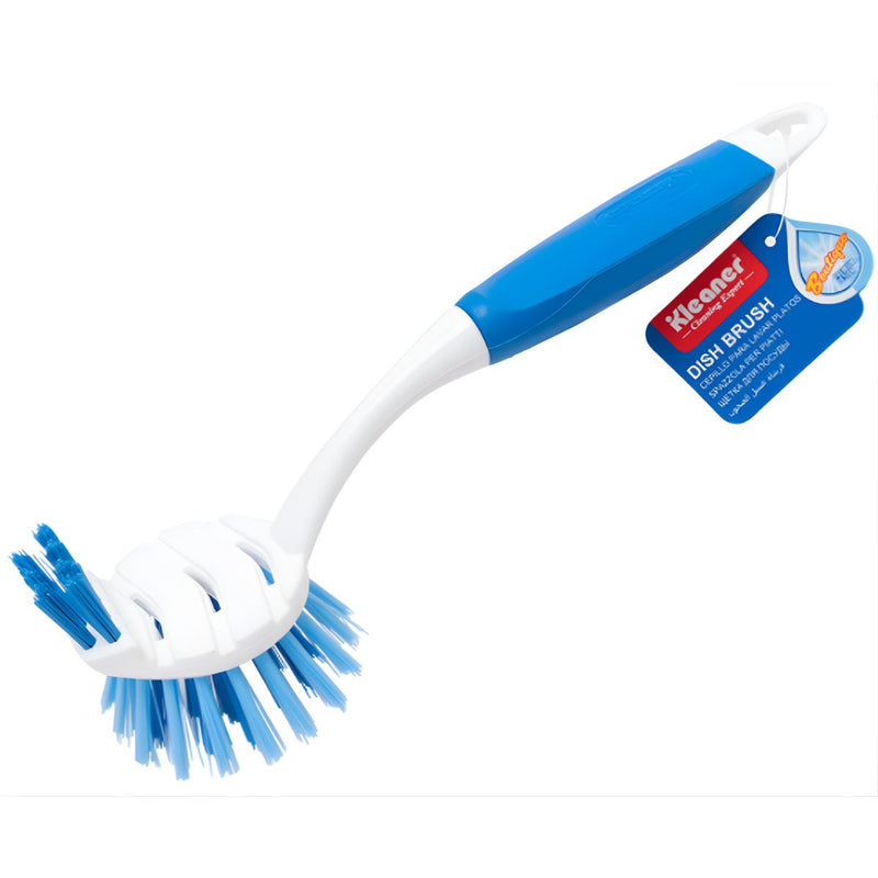 Cepillo para lavar platos con mango antideslizante. Cepillo de Limpieza con Cerdas de 25mm para fregar.