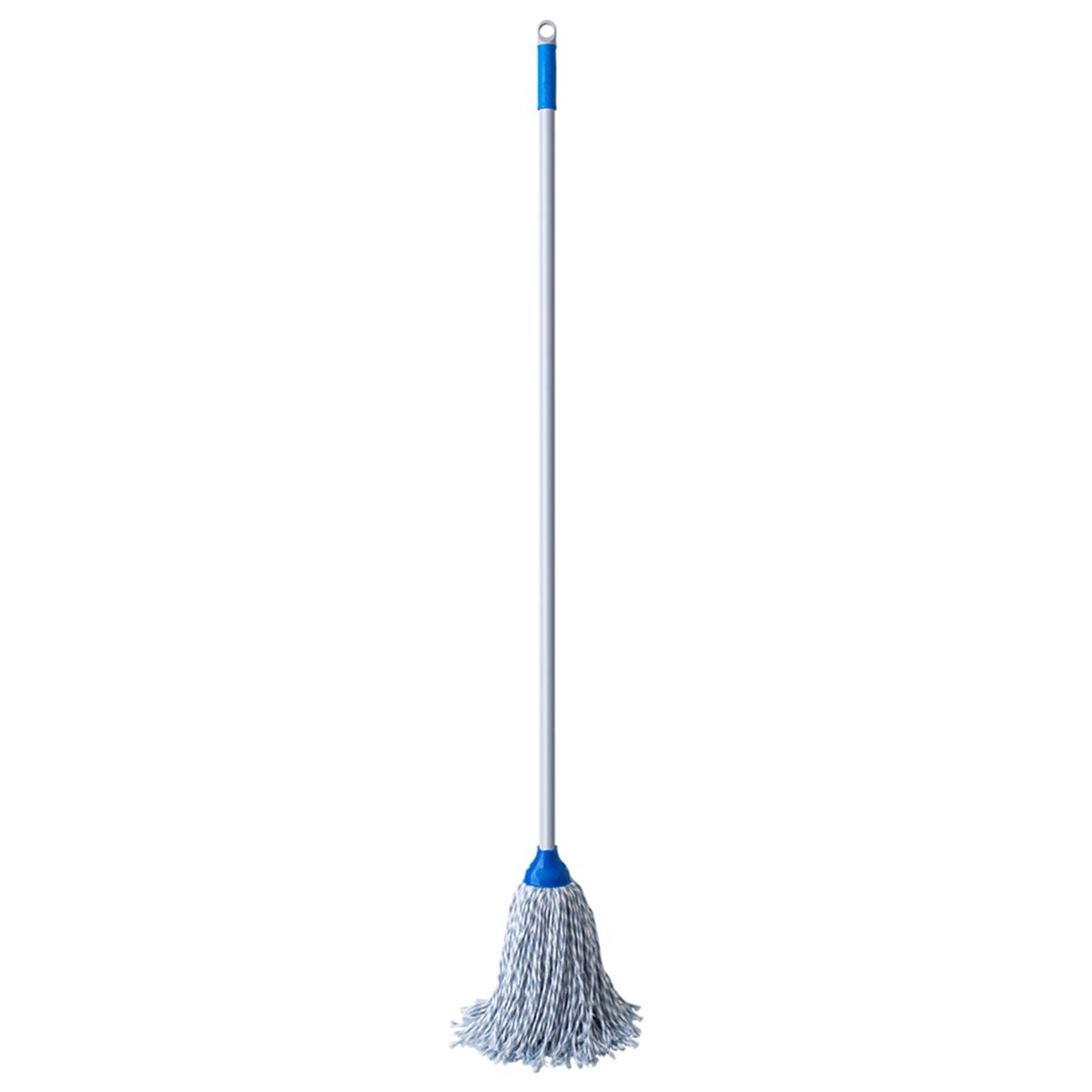Trapeador Clásico de Microfibra. Lampazo Mopa Absorbente con Mango Metálico de 130cm.