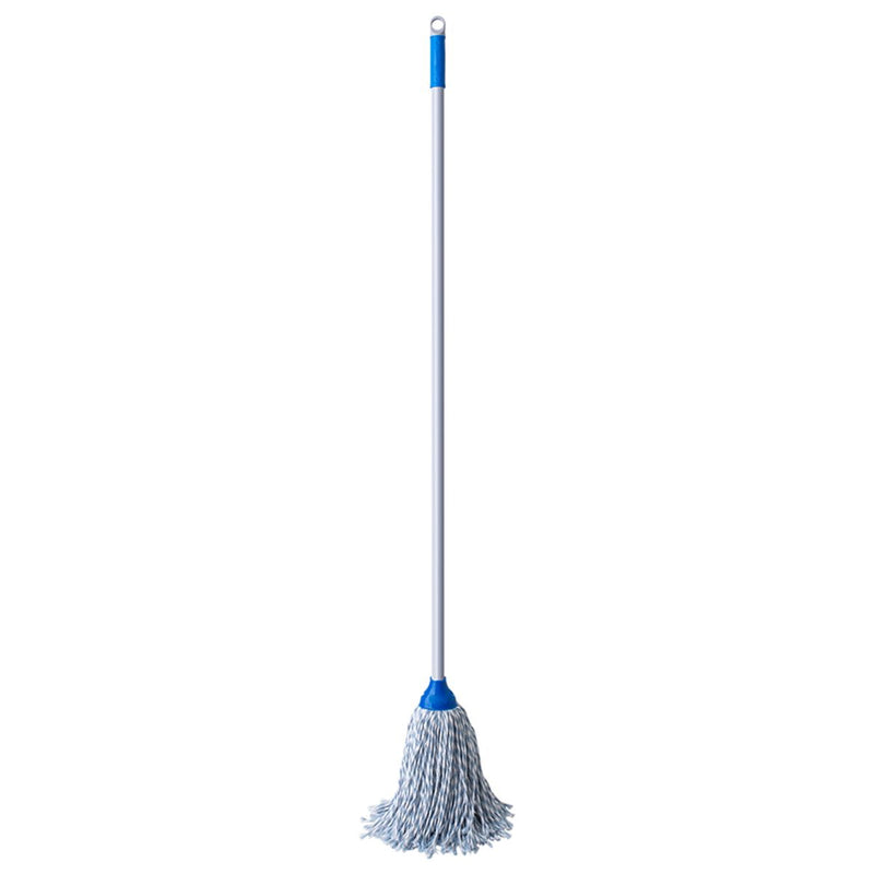 Trapeador Clásico de Microfibra. Lampazo Mopa Absorbente con Mango Metálico de 130cm.