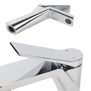 Grifo para lavamanos 25 cm Monomando pluma lavabo Cromado Silver brillante de alta calidad