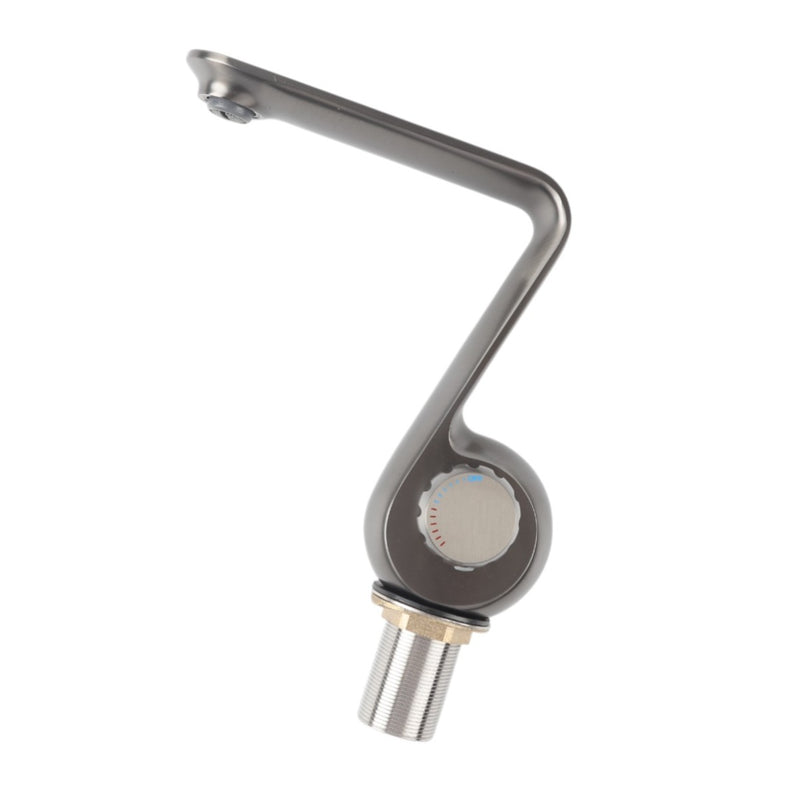 Grifo para lavamanos 23cm perilla Monomando pluma lavabo Gris Mate de alta calidad