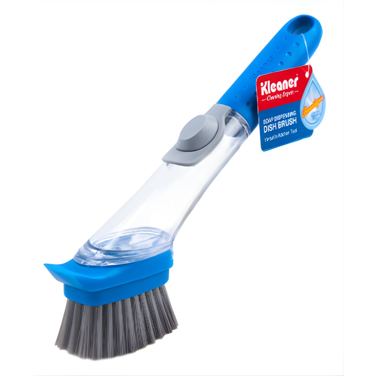 Cepillo con Dispensador de Jabón Integrado para Cocina. Cepillo Multiusos con Cerdas de 30mm.