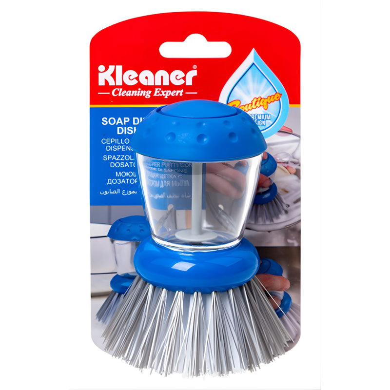 Cepillo con Dispensador de Jabón Integrado para Lavar Platos. Cepillo de Cocina con Cerdas de 30mm.