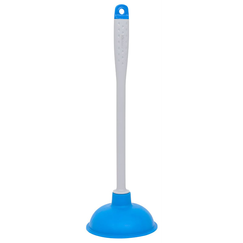 Destapador para Inodoro con Mango (39.5cm). Destapa caños de Succión con Copa (15cm).