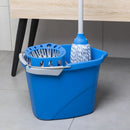 Balde con Escurridor para Trapeador de 15 Litros. Cubeta Plástica con Exprimidor. Cubo.