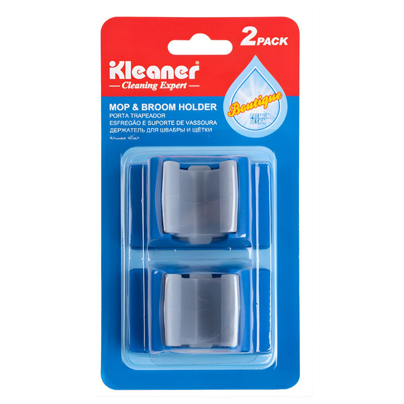 Soporte Organizador De Pared Autoadhesivo Para Escobas Y Trapeadores. Pack De 2 Unidades. Ganchos.