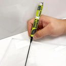 Piloto marcador industrial negro de pintura permanente