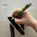 Piloto marcador industrial negro de pintura permanente