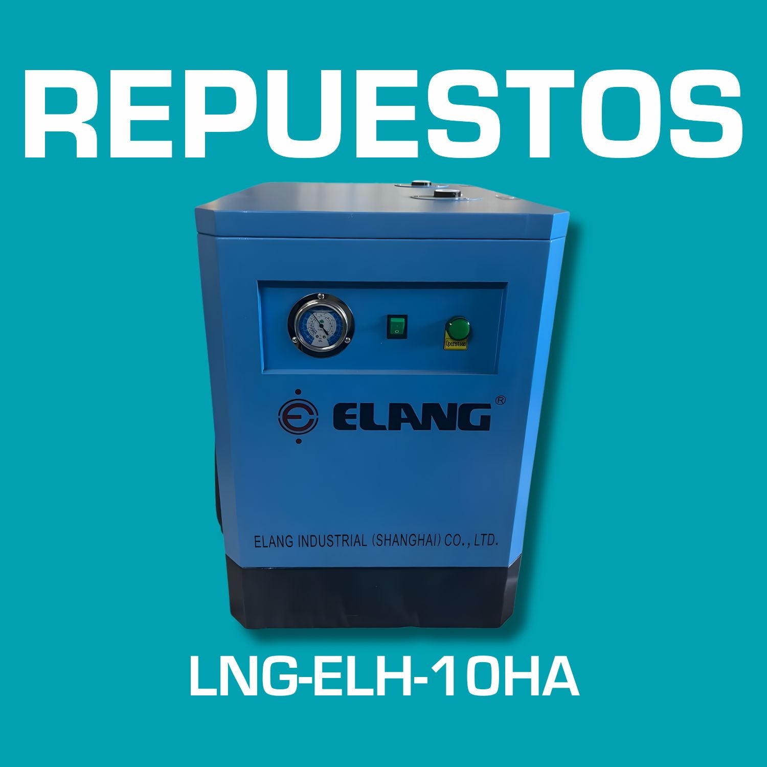 Repuestos Secador de aire por refrigeración. Enfriamiento por aire. Código LNG-ELH-10HA