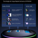 Cargador para Auto 70W Dual USB-C PD 35W y USB QC3.0 Carga Rápida. Color Negro. Adaptador de carro.