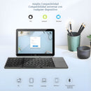 Teclado Bluetooth Plegable Portátil con Touchpad. Compatible iOS Android Windows (305×98×8mm).