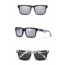 Lentes de Sol Polarizados UV400 Unisex, Montura Rectangular Ligera, Protección Antirreflejo para Conducir, Pesca y Actividades al Aire Libre.(Incluye Estuche). Lente Plateado