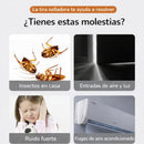 Guardapolvos Burlete para Puerta Autoadhesiva. Tira SelladoraTransparente de PVC. Goma Antiviento, Antipolvo y Antiruido (1 m)