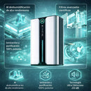 Deshumidificador Eléctrico con Pantalla Digital y Tanque de 3L y 78W. Ideal Para Closets, Armarios, Cuartos Y Baños. Extractor De Humedad en Cobertura 30–60 m².