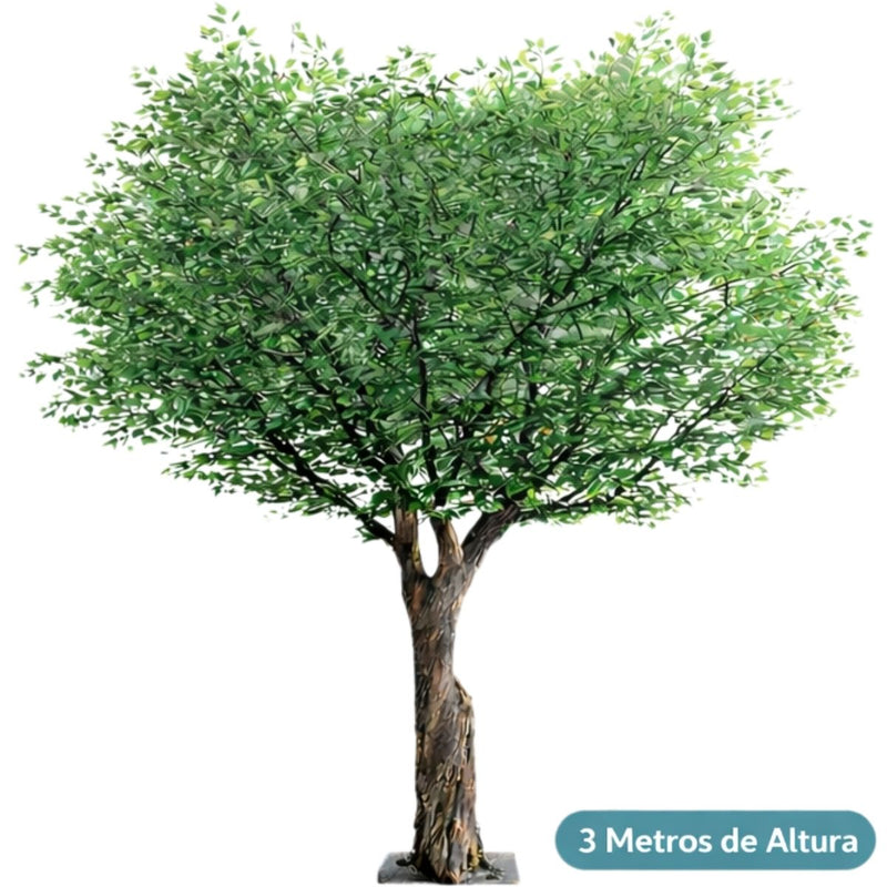 Árbol Banyan Simulado Decorativo de 3 Metros De Alta Densidad y Gran Realismo. Árbol Artificial Para decoración de Oficina Y Eventos. Planta