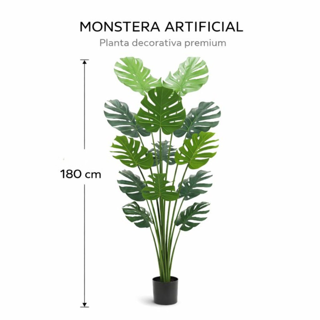 planta monstera artificial Planta Monstera Artificial. Monstera (Costilla De Adán) Decorativa Par