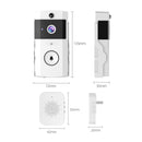 Timbre Inteligente con Video y Visión Nocturna Infrarroja. Intercomunicador Bidireccional con Camara y Detección de Movimiento (3600mAh).