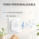 Timbre Inteligente con Video y Visión Nocturna Infrarroja. Intercomunicador Bidireccional con Camara y Detección de Movimiento (3600mAh).