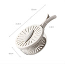 Colador Escurridor Multifuncional con Tapa Giratoria. Recipiente para Lavar y Almacenar Alimentos. Color Blanco.