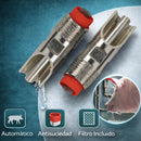 Bebedero Automático para Cerdos de Acero Inoxidable. Válvula boquilla Tipo Pico de Pato con Filtro Y Salida de Agua 360° Antifugas y Ahorro de Agua