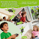 Juguete Lagarto Trepador con Control Remoto Que Escala Paredes y Suelos Con Luces LED.  Lagartija Recargable para Niños.