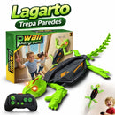 Juguete Lagarto Trepador con Control Remoto Que Escala Paredes y Suelos Con Luces LED.  Lagartija Recargable para Niños.