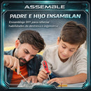 Juguete Auto Solar Educativo Armable para Niños. Coche de Carreras con Energía Solar y Batería. Juguete STEM de Ensamblaje Científico