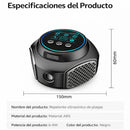 Repelente Ultrasónico para Ratas y Ratones 360°. Control de Plagas Electrónico Interior 300 m² color negro cargador USB C