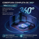 Repelente Ultrasónico de Mosquitos Enchufable 160 m². Control de Plagas Silencioso 20–45 kHz Bajo Consumo. Color Blanco 110V