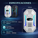 Repelente Ultrasónico de Mosquitos Enchufable 160 m². Control de Plagas Silencioso 20–45 kHz Bajo Consumo. Color Blanco 110V