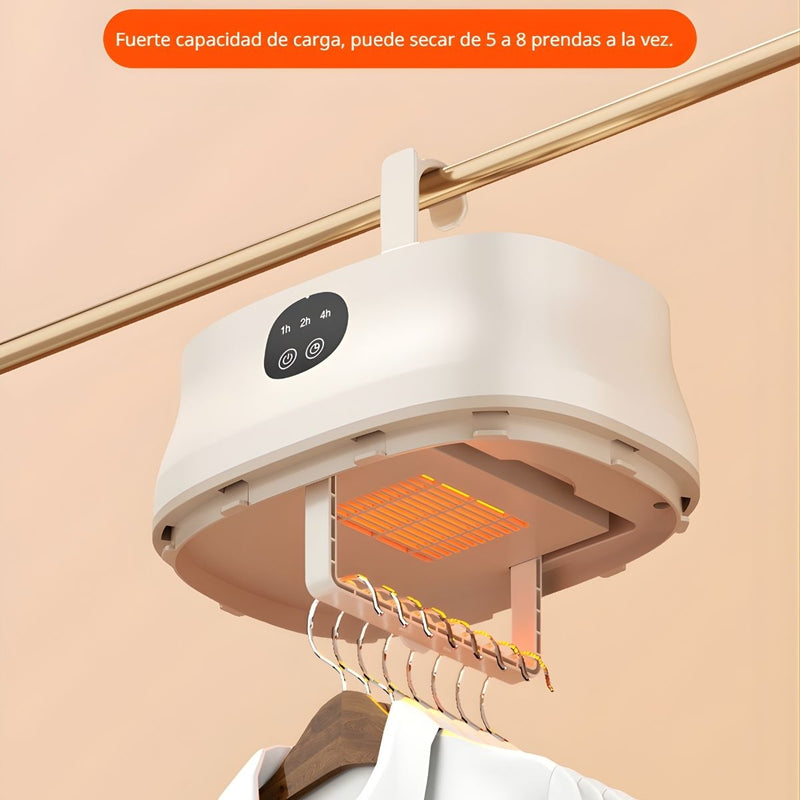 Secador De Ropa Portátil 100V Con Control Remoto 400W. Secadora De Prendas Plegable Ideal Para Apartamentos y Viajes.