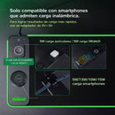 Mouse Pad Gamer RGB XL con Carga Inalámbrica 20w 3 en 1 (800 x 300 mm). Alfombrilla Gaming con Iluminación Multicolor y Base Antideslizante.
