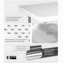 Mesa Plegable Portátil con Fregadero Integrado Para Camping, Playa y Jardin. Color Blanco. 1160x600x860MM.