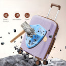 Maletas Equipaje De Viaje Con Candado De Combinación Integrado. Set de 2 Maletas Rígidas de Ruedas 360° + 2 Bolsos de Mano. (5 pzas)