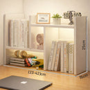 Organizador de Escritorio Multifuncional. Estantería Modular Oficina de 42 cm. Repisa Libros librero Color Blanco.