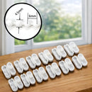 Cadena de Cuencas para Persianas Enrollables (10 Metros y 10 Conectores). Repuesto Universal Blanco para cortinas rollers.