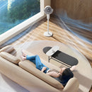 Ventilador Recargable Portátil con Control Remoto. Abanico plegable de 5 Velocidades y 3 niveles de altura ajustables. 4000mah