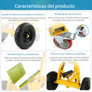 Carretilla Manual con Abrazadera. Soporte Móvil para Losas de Piedra Granito Mármol y Vidrio con capacidad de 400kg.Trolley