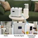 Difusor Aromas De Aceites Esenciales para sistema aire acondicionado HVAC 26W. Capacidad de 2000ml y Alcance de 1000 m². Dispensador Aromático con Bluetooth 110V. Color Blanco (26.3x18.4x19cm).