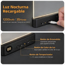Lámpara LED para Leer Recargable. Luz Nocturna Ideal para Lectura con Temporizador y 3 tonos de luz. Batería 1200mAh.