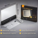 Lámpara LED para Leer Recargable. Luz Nocturna Ideal para Lectura con Temporizador y 3 tonos de luz. Batería 1200mAh.