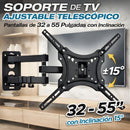 Soporte de Pared para TV Ajustable y Telescópico. Para Pantallas de 32-55". VESA 200x200mm. Brazo de para Televisor.