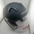 Casco Abierto color negro mate talla L, certificado DOT, Carbone Air.