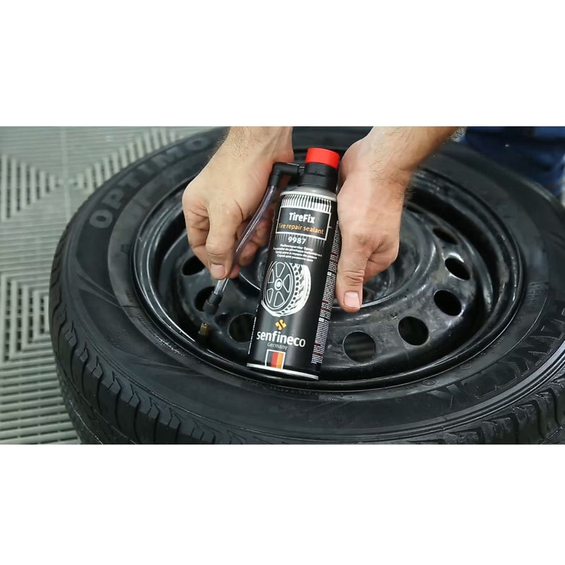 Inflador sellador reparador de llantas 15 oz. Senfineco Tire Fix