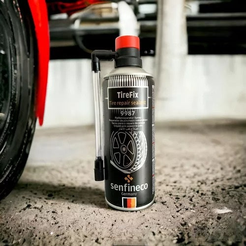 Inflador sellador reparador de llantas 15 oz. Senfineco Tire Fix