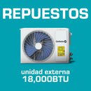 Repuestos para Aire Acondicionado unidad externa 18,000 BTU Carbone